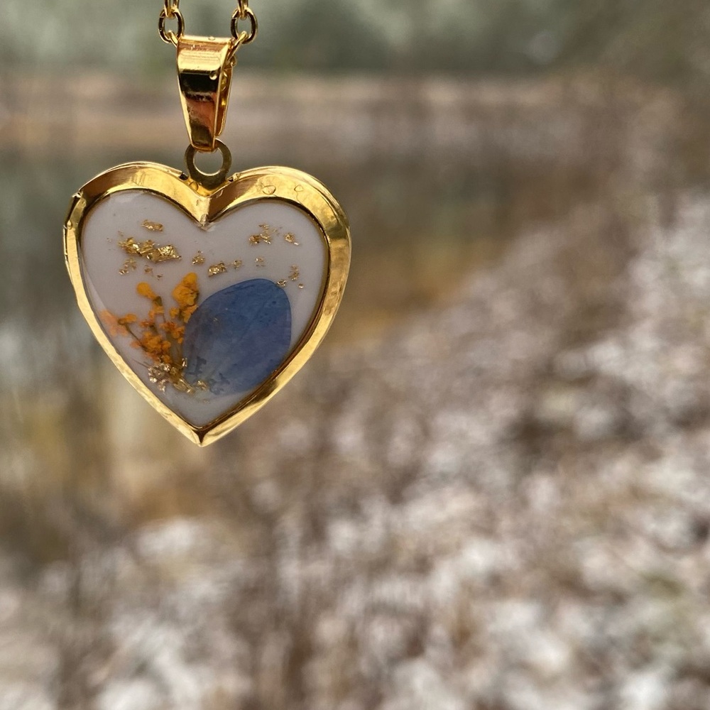 Pressed Flower Locket
